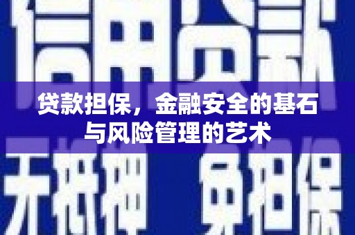 辰溪贷款担保，金融安全的基石与风险管理的艺术