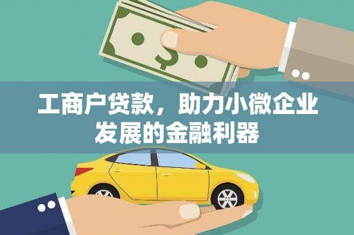 辰溪工商户贷款，助力小微企业发展的金融利器