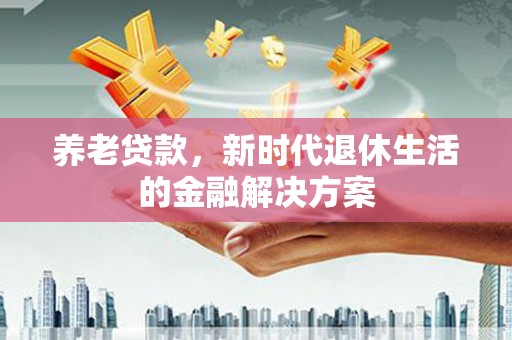 辰溪养老贷款，新时代退休生活的金融解决方案