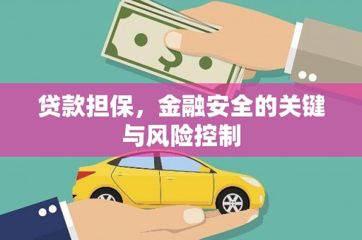 辰溪贷款担保，金融安全的关键与风险控制