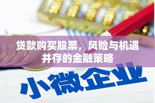 辰溪贷款购买股票，风险与机遇并存的金融策略